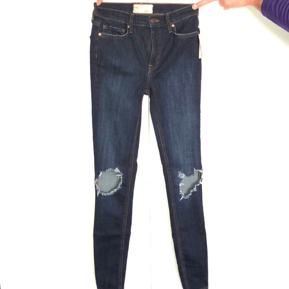 FREE PEOPLE SKINNY JEANS NWT